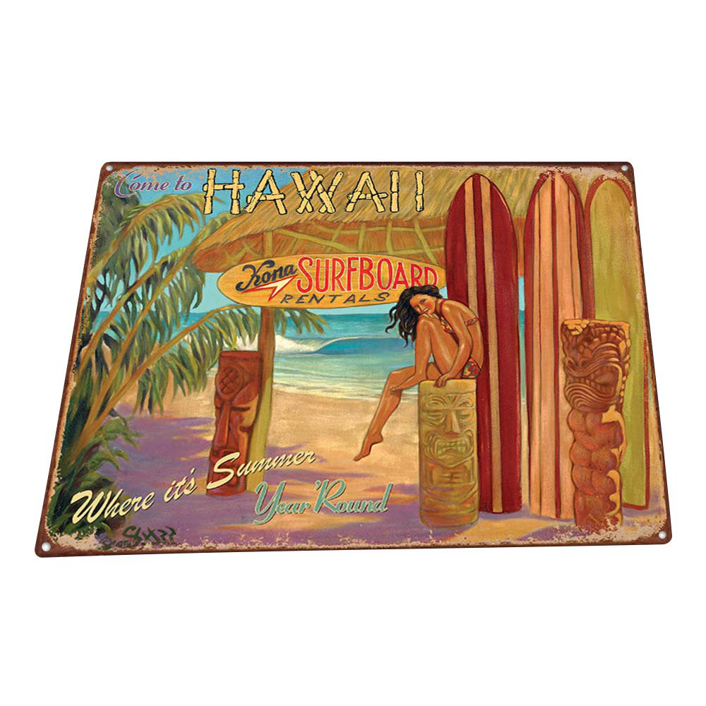 Highland Dunes " Vintage Kona Surfboard Rentals " Wayfair